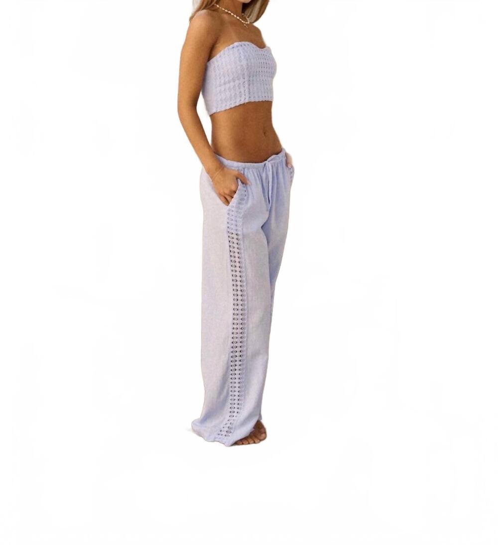NEW BLANCO BY NATURE gabriella pants in baby blue